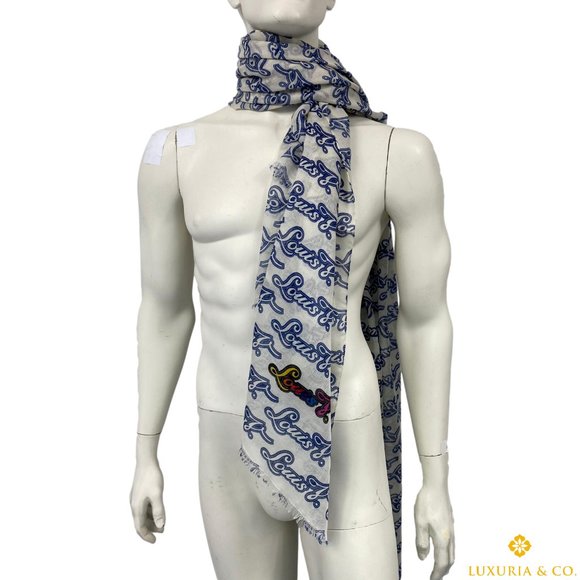 New Authentic Louis Vuitton Cashmere Silk Louis V.